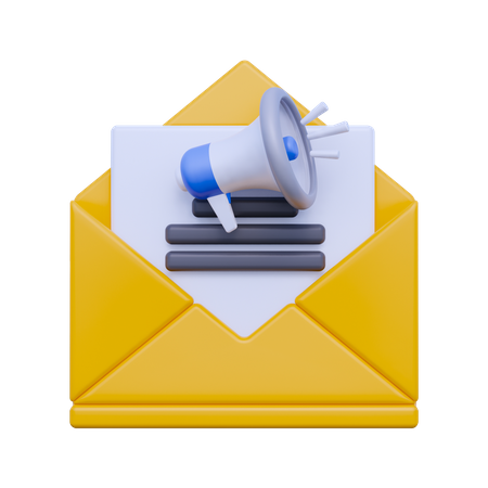 E-Mail Marketing  3D Icon