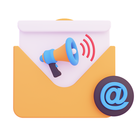 E-Mail Marketing  3D Icon