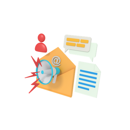 E-Mail Marketing  3D Icon