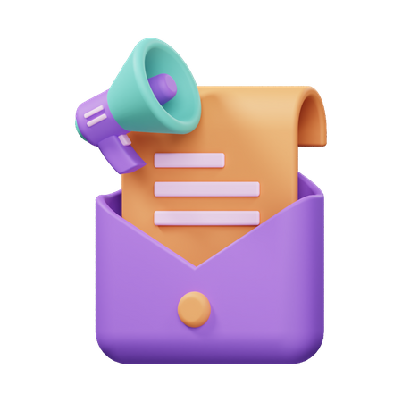 E-Mail Marketing  3D Icon