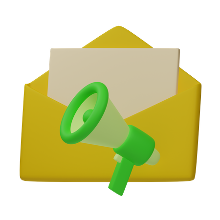 E-Mail Marketing  3D Icon