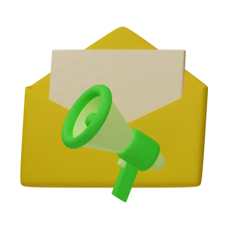 E-Mail Marketing  3D Icon