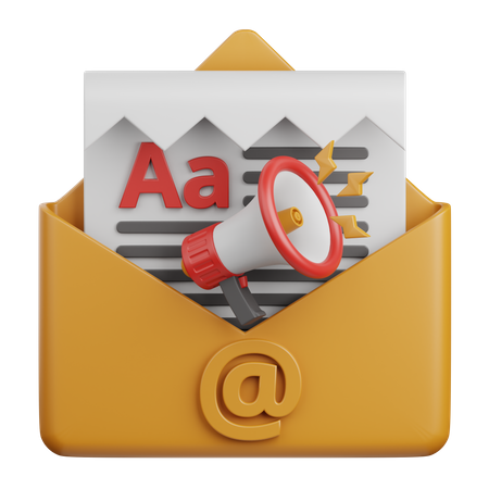 E-Mail Marketing  3D Icon