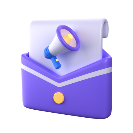 E-Mail Marketing  3D Icon