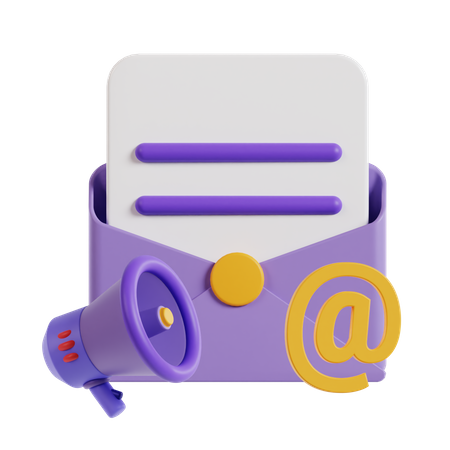 E-Mail Marketing  3D Icon