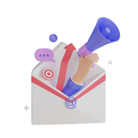 E-Mail Marketing  3D Icon