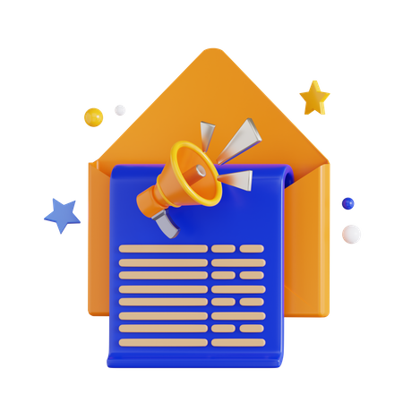 E-Mail Marketing  3D Icon