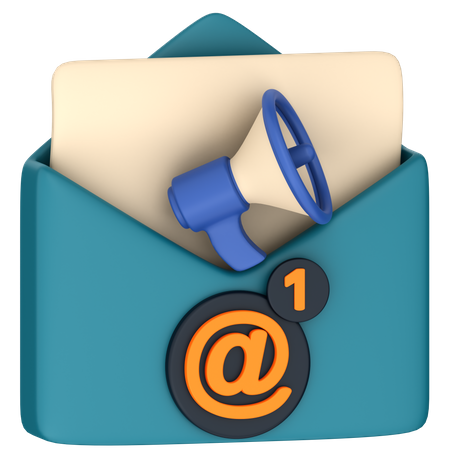 E-Mail Marketing  3D Icon