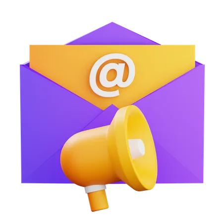 E-Mail Marketing  3D Icon