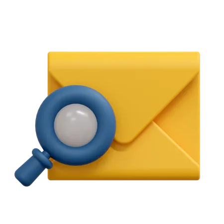 E-Mail-Nachricht finden  3D Icon