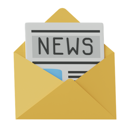 E-Mail-Newsletter  3D Icon