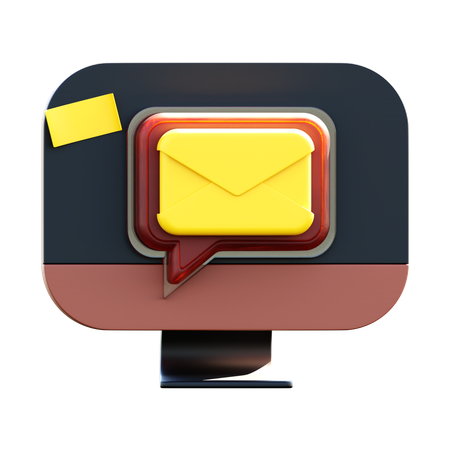 Correio on-line  3D Icon