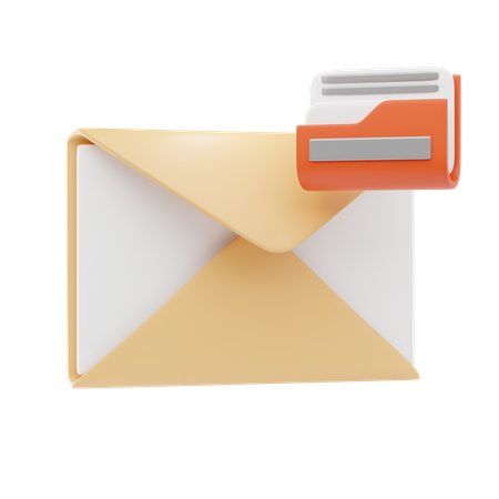 E-Mail-Ordner  3D Icon