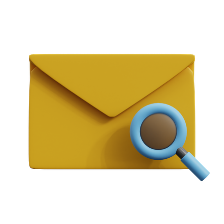 Pesquisa de e-mail  3D Icon