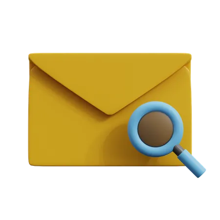 Pesquisa de e-mail  3D Icon