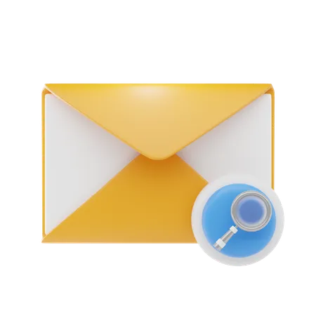 Pesquisa de e-mail  3D Icon