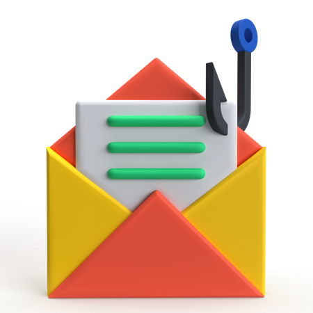 Phishing de e-mail  3D Icon