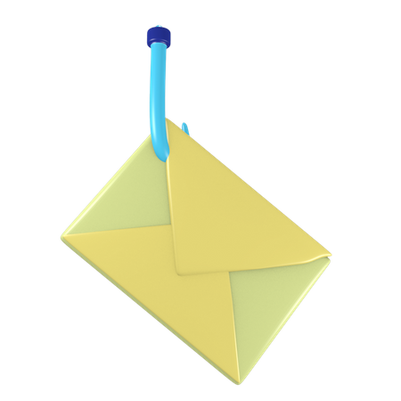 E-Mail-Phishing  3D Illustration