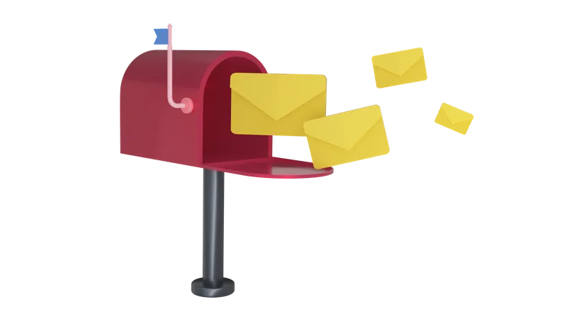 E-Mail-Postfach  3D Icon