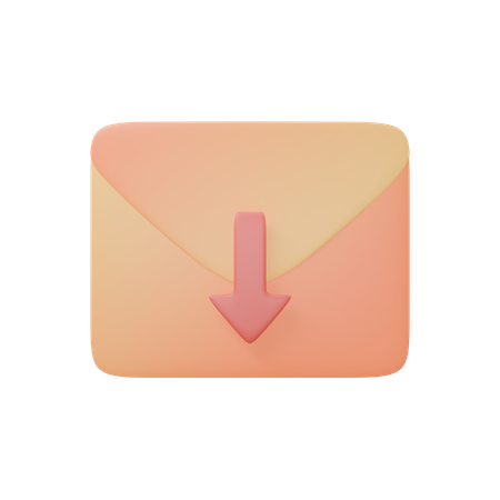 Email recebido  3D Icon