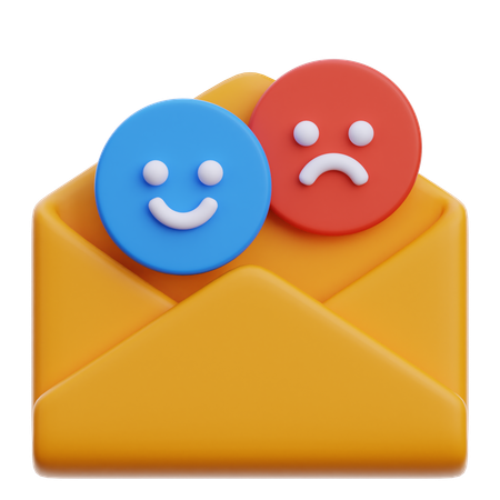 Revisão por e-mail  3D Icon