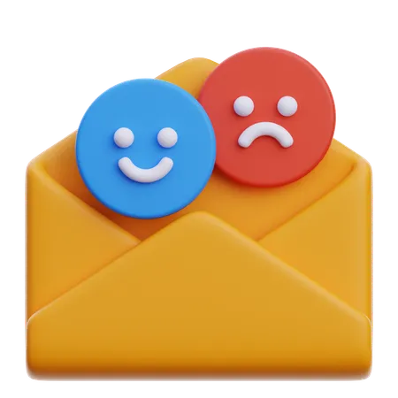 Revisão por e-mail  3D Icon