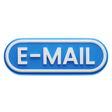 E-Mail-Schaltfläche  3D Icon