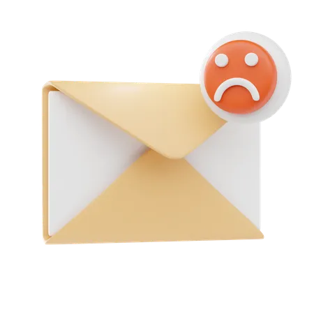 E-Mail schlechte Bewertung  3D Icon