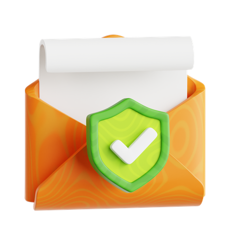 E-Mail-Schutz  3D Icon