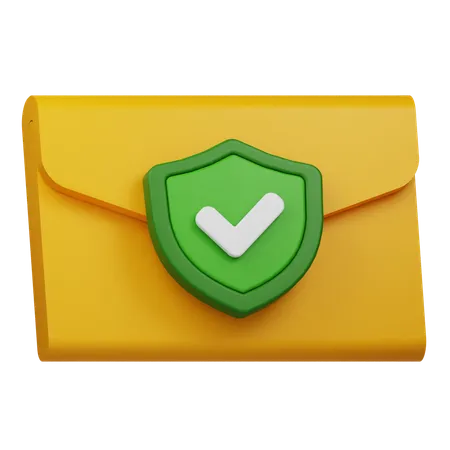 E-Mail-Schutz  3D Icon