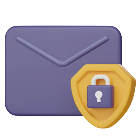 E-mail seguro  3D Icon