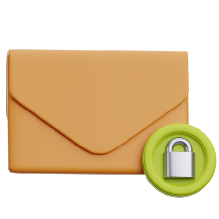 E-mail seguro  3D Icon