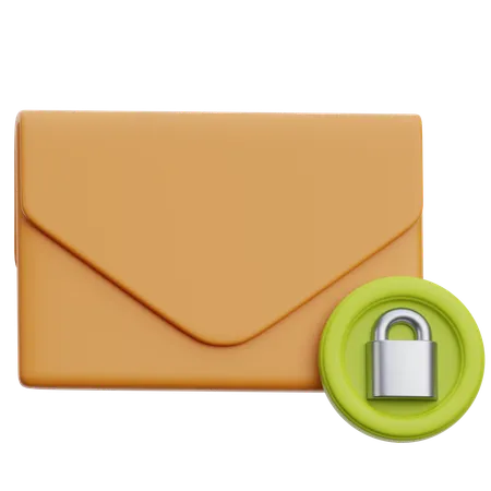 E-mail seguro  3D Icon