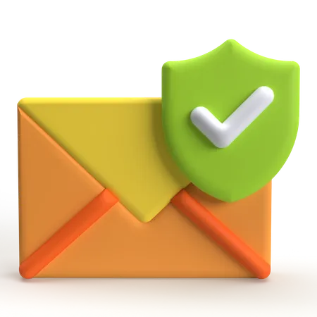 E-Mail-Sicherheit  3D Icon