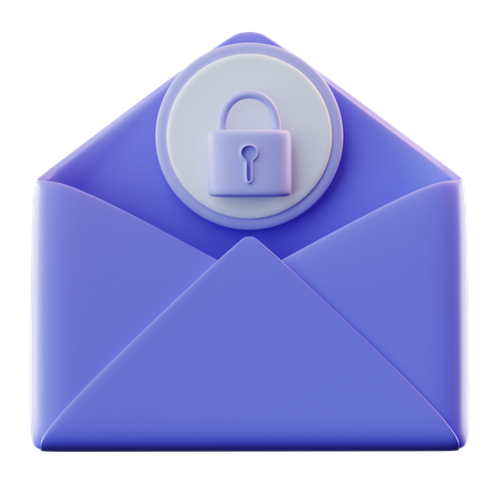 E-Mail-Sicherheit  3D Icon