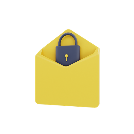 E-Mail-Sicherheit  3D Icon