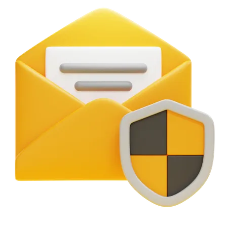 E-Mail-Sicherheit  3D Icon