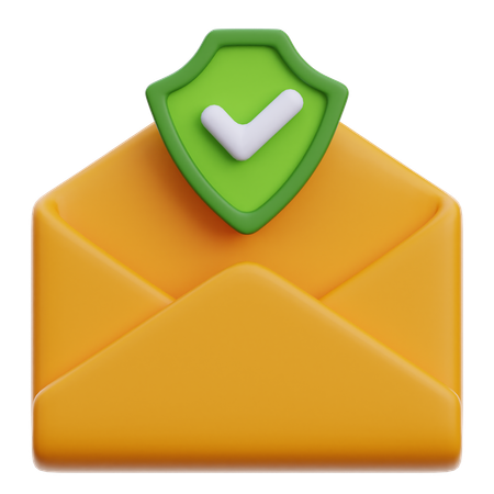 E-Mail-Sicherheitscheck  3D Icon