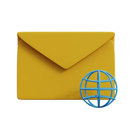 Site de e-mail  3D Icon