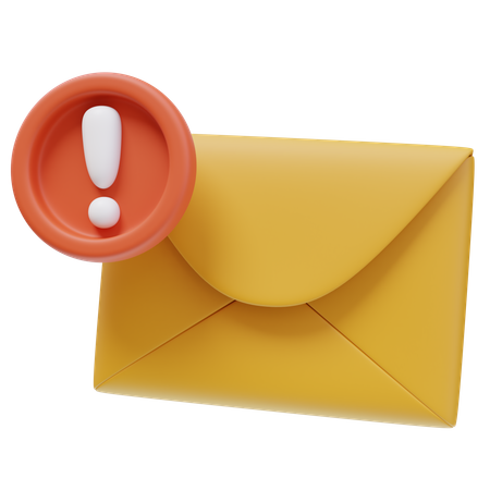 E-Mail-Spam  3D Icon