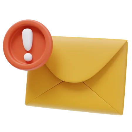 E-Mail-Spam  3D Icon