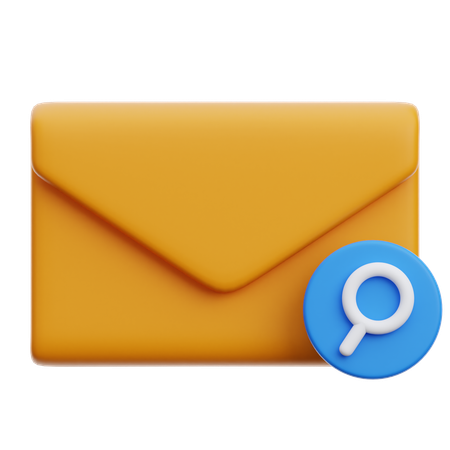 E-Mail-Suche  3D Icon