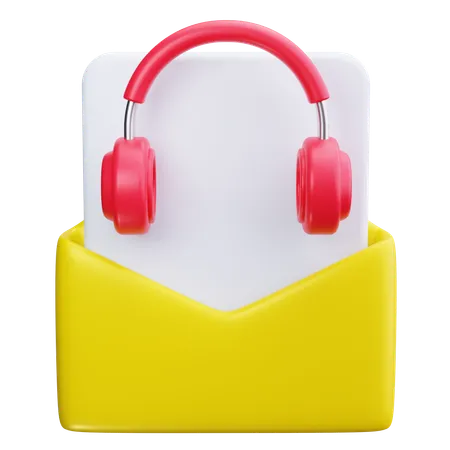 Suporte por e-mail  3D Icon