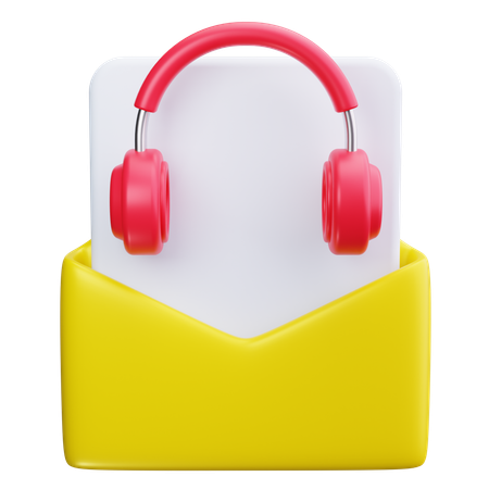 Email Unterstützung  3D Icon