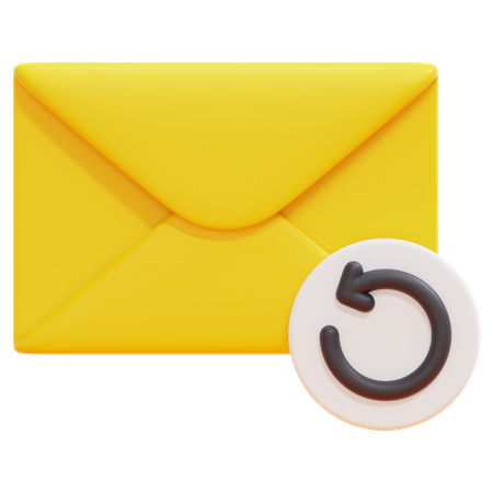 E-Mail synchronisieren  3D Icon