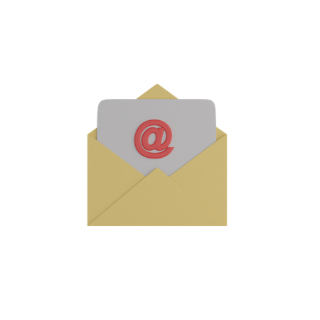 E-Mail-Umschlag  3D Icon