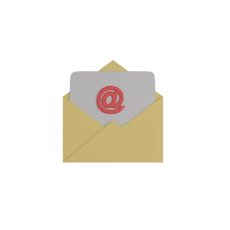 E-Mail-Umschlag  3D Icon