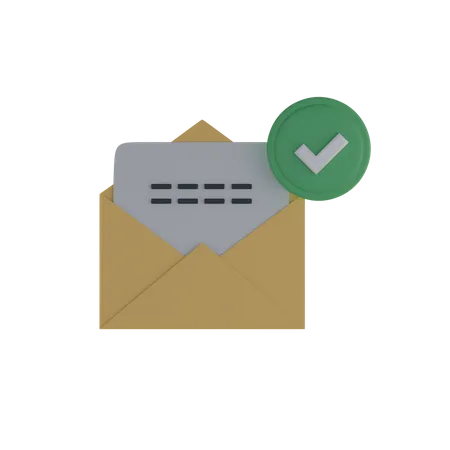 E-Mail-Umschlag  3D Icon