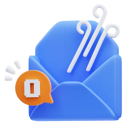 E-mail vazio  3D Icon