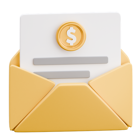 E-Mail-Verdienst  3D Icon